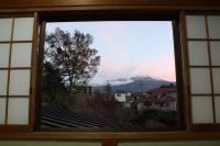 山景或在旅舍看到的山景