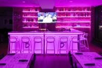 蒙特利尔市中心旅客之家酒店的电视和/或娱乐中心