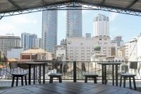 科伦坡堡C1酒店的阳台或露台