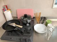 Ano House 女性専用Women's Guesthouse的厨房或小厨房