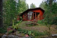 哈提图维特山林小屋外面的花园