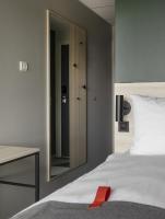Citybox Bergen Danmarksplass客房内的一张或多张床位