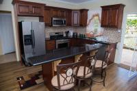 Jean's ( 1 or 2 B/R ) Condo, Sapphire Estate,Laborie ,St Lucia. Comfort in Style.的厨房或小厨房