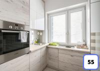 Sienna 41 Boutique Warsaw Apartments的厨房或小厨房