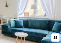 Sienna 41 Boutique Warsaw Apartments的休息区