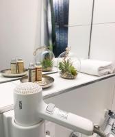 巴登smartroom The Residence la Cittadella Baden的浴室里厕所的壁橱