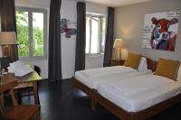 Hotel zum Hirschen客房内的一张或多张床位