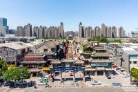 天津景观或在酒店看到的城市景观