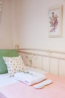 Lorantina Luxury Sea View Holiday House close to Barbati &amp; Ipsos Beach with Starlink WiFi客房内的一张或多张床位