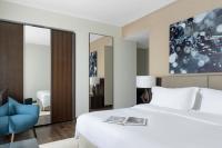 Jumeirah Living Marina Gate Dubai客房内的一张或多张床位