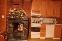 Ounasloma Holiday Cottages的厨房或小厨房