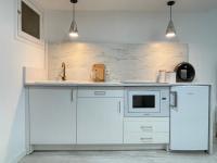 Loft de lujo en pleno corazón de Ourense的厨房或小厨房