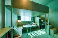 toggle hotel suidobashi TOKYO客房内的一张或多张床位