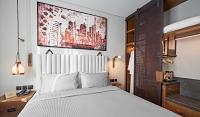 Revier Hotel - Dubai客房内的一张或多张床位
