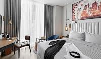 Revier Hotel - Dubai客房内的一张或多张床位