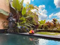 Uma Jala Villa Ubud外面的花园