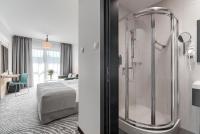 Hotel Leda Spa - Adults Only客房内的一张或多张床位