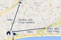 Les Gérardines by EnjoyNice, 3-room with Airco and balcony平面图