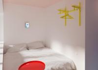 Hotel Not Hotel Rotterdam客房内的一张或多张床位