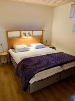 Falun Strandby Främby Udde客房内的一张或多张床位