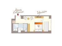 RESI STAY Heart平面图