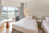 Shangri-La The Marina, Cairns客房内的一张或多张床位