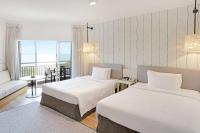 Shangri-La The Marina, Cairns客房内的一张或多张床位