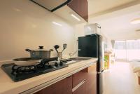 谷町君 HOTEL 恵美須町72的厨房或小厨房