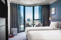 voco Melbourne Central的休息区