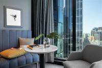 voco Melbourne Central的休息区