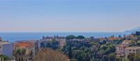 戛纳CANNES Vue Mer的城市的背景海景