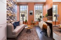 Heeton Concept Aparthotel Edinburgh Queen Street的休息区