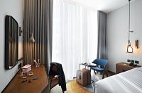 Revier Hotel - Dubai客房内的一张或多张床位