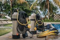 Ocean View Tulamben Dive &amp; Resort内部或周边的泳池