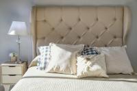 A estrenar! Apartamento con pileta zona aeropuerto WIFI 200MG客房内的一张或多张床位