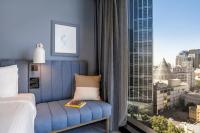voco Melbourne Central的休息区