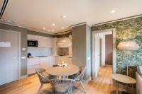 Apartamentos Core Suites Valencia的厨房或小厨房