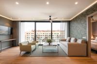 Apartamentos Core Suites Valencia的休息区