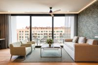 Apartamentos Core Suites Valencia的休息区