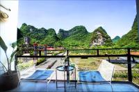 山景或在the country house看到的山景