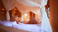 Terra Cottages Bali客房内的一张或多张床位