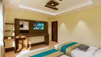 Kathmandu Aagantuk Hotel客房内的一张或多张床位