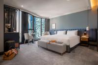voco Melbourne Central的休息区