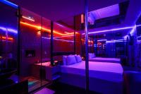 Adrenalina Motel Itaquera - Arena Corinthians客房内的一张或多张床位