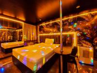 Adrenalina Motel Itaquera - Arena Corinthians客房内的一张或多张床位