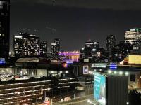墨尔本景观或在公寓看到的城市景观