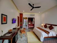 Tanei Angkor Resort and Spa客房内的一张或多张床位