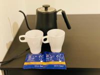 FLOWER TERRACE Higashi Shinjuku的咖啡和沏茶工具