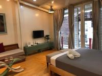 Hanoi Secret Garden客房内的一张或多张床位