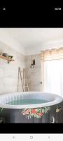 Villa 6 couchages spa privatif, accès direct mer, piscine平面图